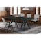 Armen Living Cortina and Varde 5 Piece Black Rectangular Dining Set SETCODIBLK5A - alternate 2